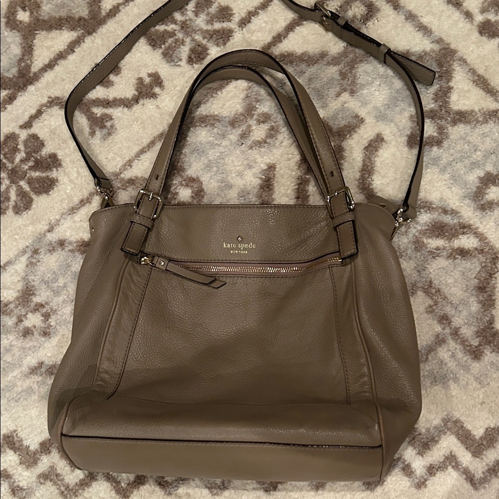 Kate Spade Tan Leather Shoulder Bag